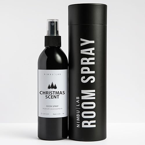 Aroma de árbol de Navidad en espray para habitación, abeto Fraser, ambientador natural para el hogar, spray de lino, aroma tradicional de pino