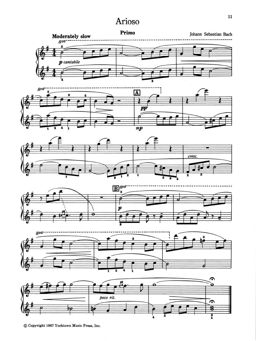 The Joy of Piano Duets: Familiar Melodies in Easy Arrangements for One Piano Four Hands