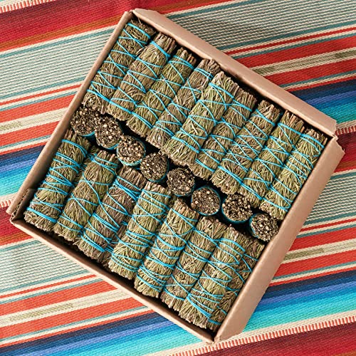 Rosemary Smudge Sticks 4 Inch | Rosemary Sage Smudging Wands | Wholesale Sage Bulk Sage Kit | Salvia Blanca Para Limpiar | Sustainably Sourced California Sage #TOP4