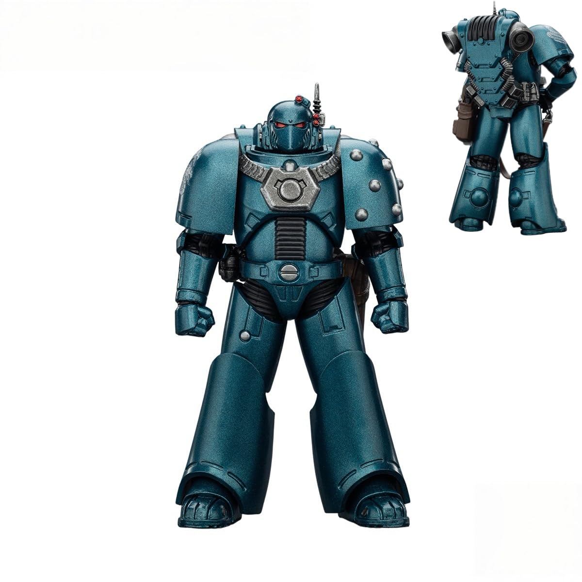 JOYTOY Warhammer The Horus Heresy Alpha Legion MKVI Tactical Legionary Highly Detailed Articulated 1/18 Scale Action Figure Ages 15+Collectible Model for Holidays & Birthdays!