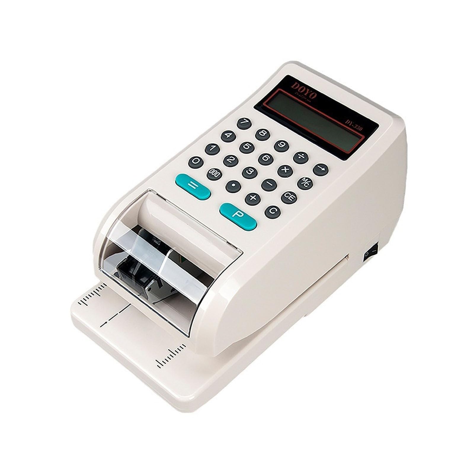 Calcolatrice con Display LCD a 16 Cifre e Stampante, Calcolatrice con Scontrino, Conversione di Valuta, Stampa a Getto d'Inchiostro Rapida, Calcolatrice da Tavolo per Ufficio, Lavori Contabili