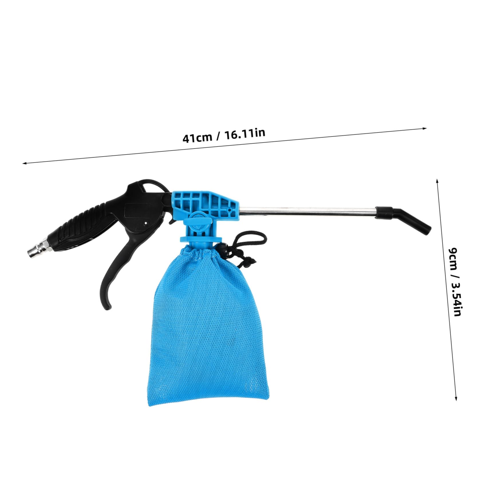 MUCKLILY Tire Air Vacuum Blow Suction Dust Blower Tool Car Tire Air Blower Heavy Duty Vacuum Cleaner for Auto Light Weight Design