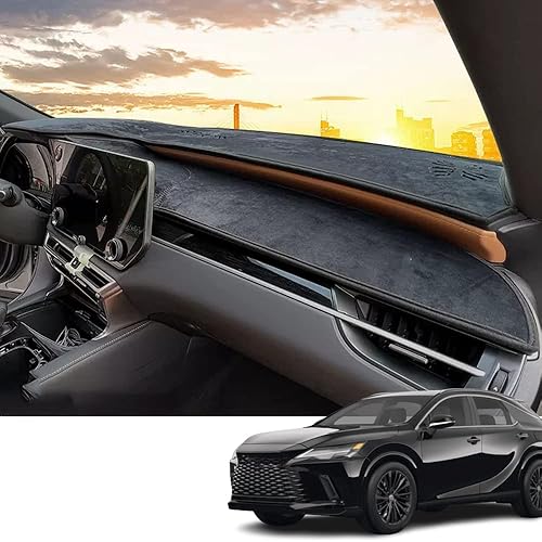 Bmolpt Accesorios interiores personalizados para Lexus RX 350 RX 350h RX 450h+ RX 500h 2023, cubierta de consola central, cubierta de salpicadero,