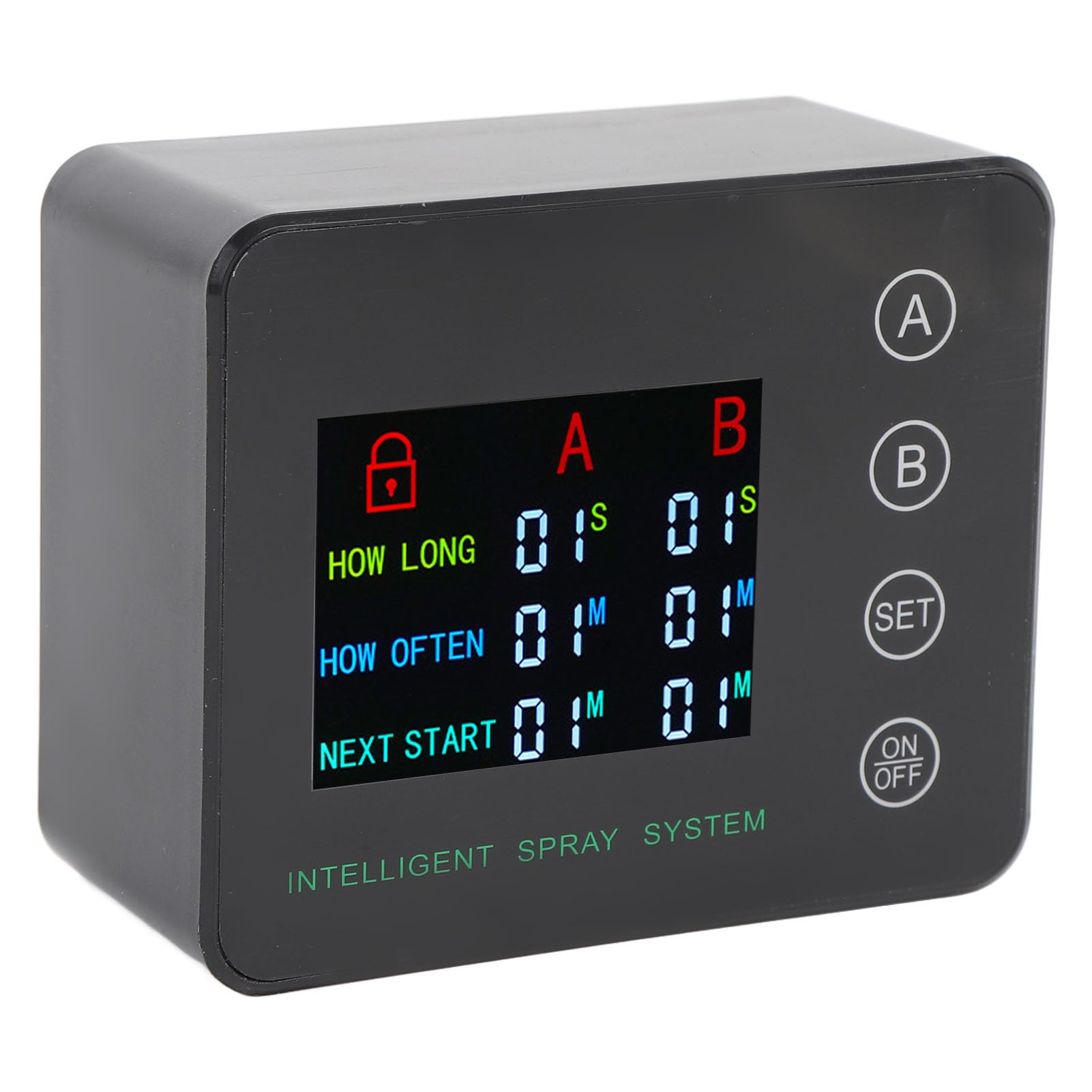 Yosoo Health Gear Umidificatore per Rettili, con di Nebulizzazione Automatica a Doppia Pompa, Schermo a Colori e Ugelli Regolabili, per Terrari e acquari.