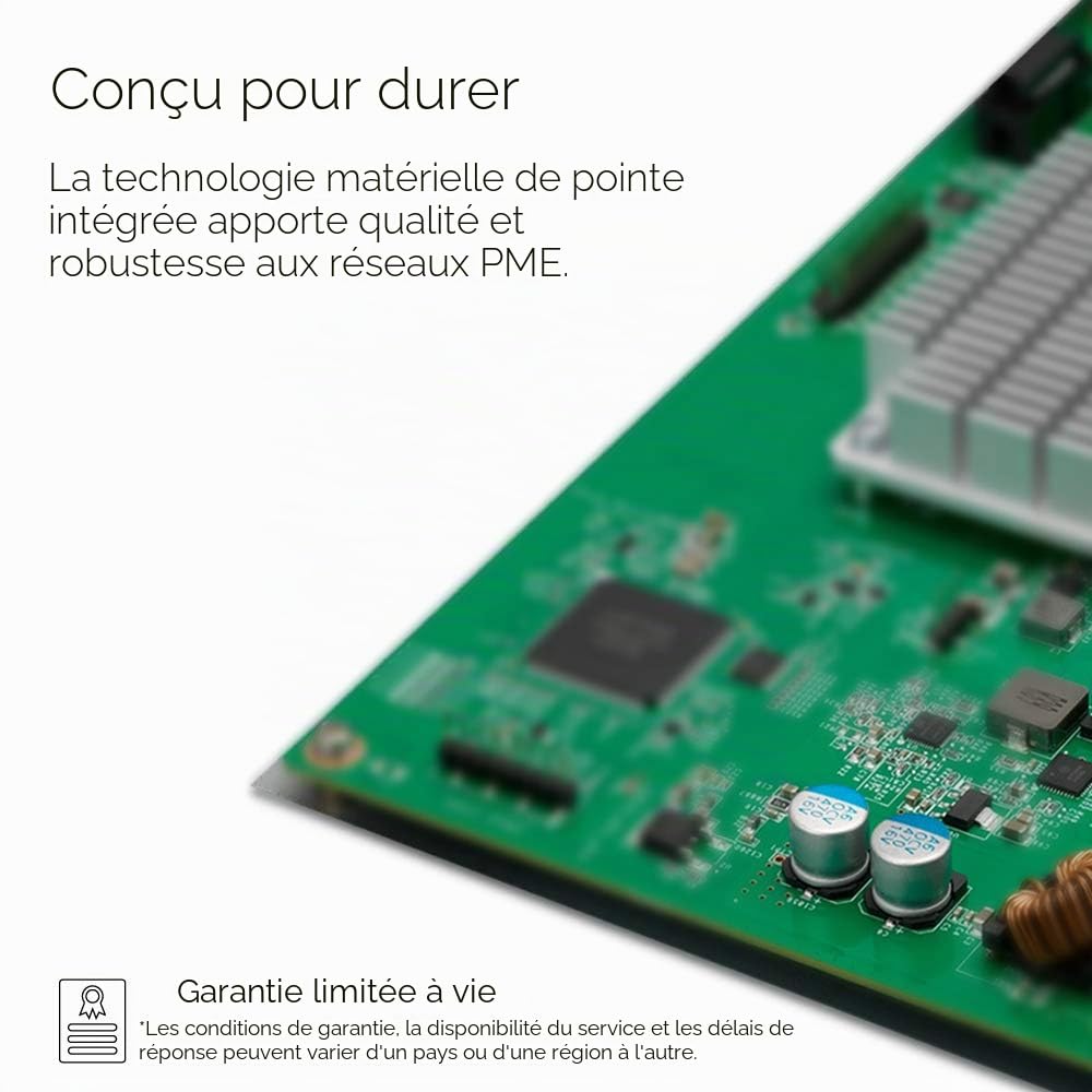 Zyxel Commutateur géré intelligent Gigabit Ethernet 24 ports – Design sans ventilateur avec 4 ports combo Gigabit et mode cloud hybride, prise britannique [GS1920-24v2]