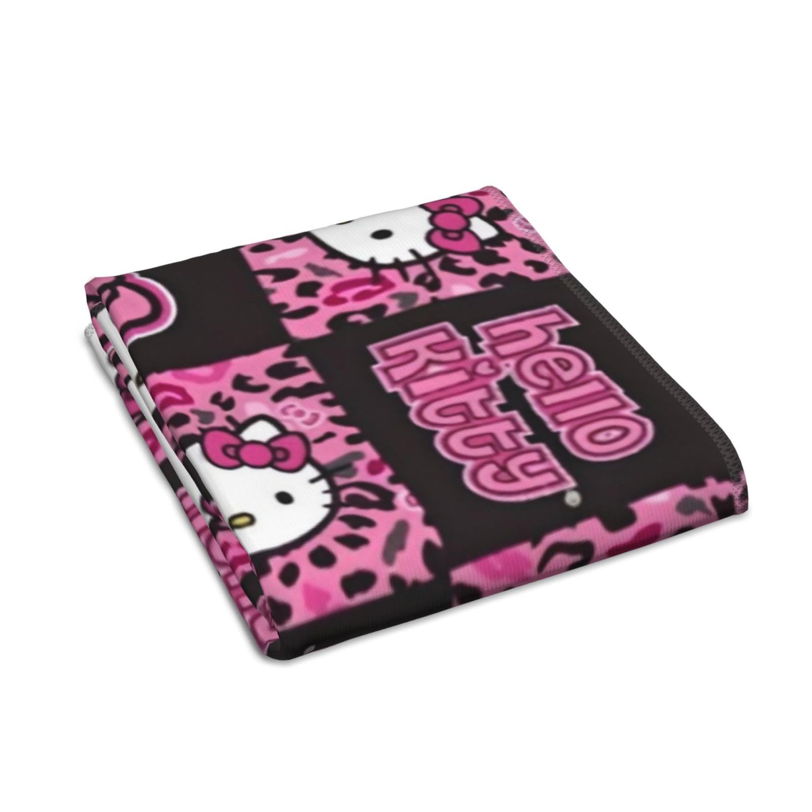 Amazon｜ハローキティ ヒョウ柄 タオル フェイスタオル プールタオル