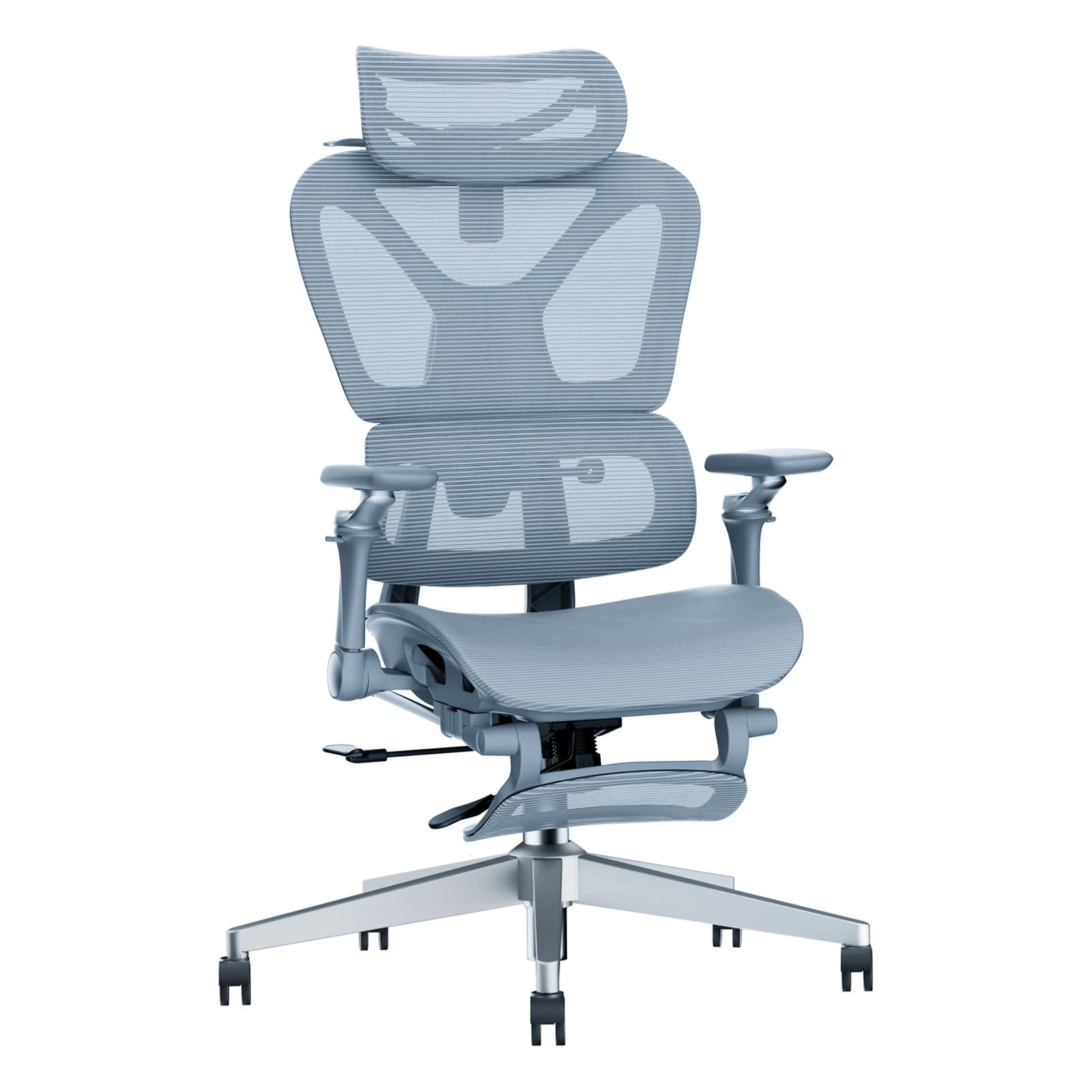 高級品フットレスト付 3Dヘッドレスト オフィスチェア人体工学チェア 多機能オ Amazon.co.jp: Comfora 人体工学チェア オフィスチェア フットレスト付