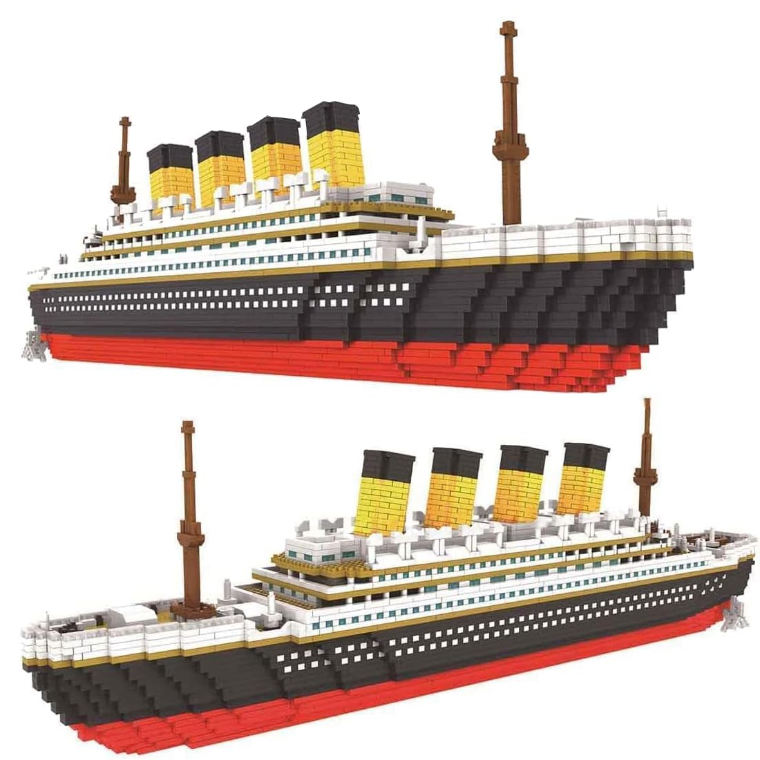 Technic Titanic Model Building Block Set, 3800Pcs Cruise ship Titanic Boat Model Building Kit Not Compatible with Creator Expert 10294