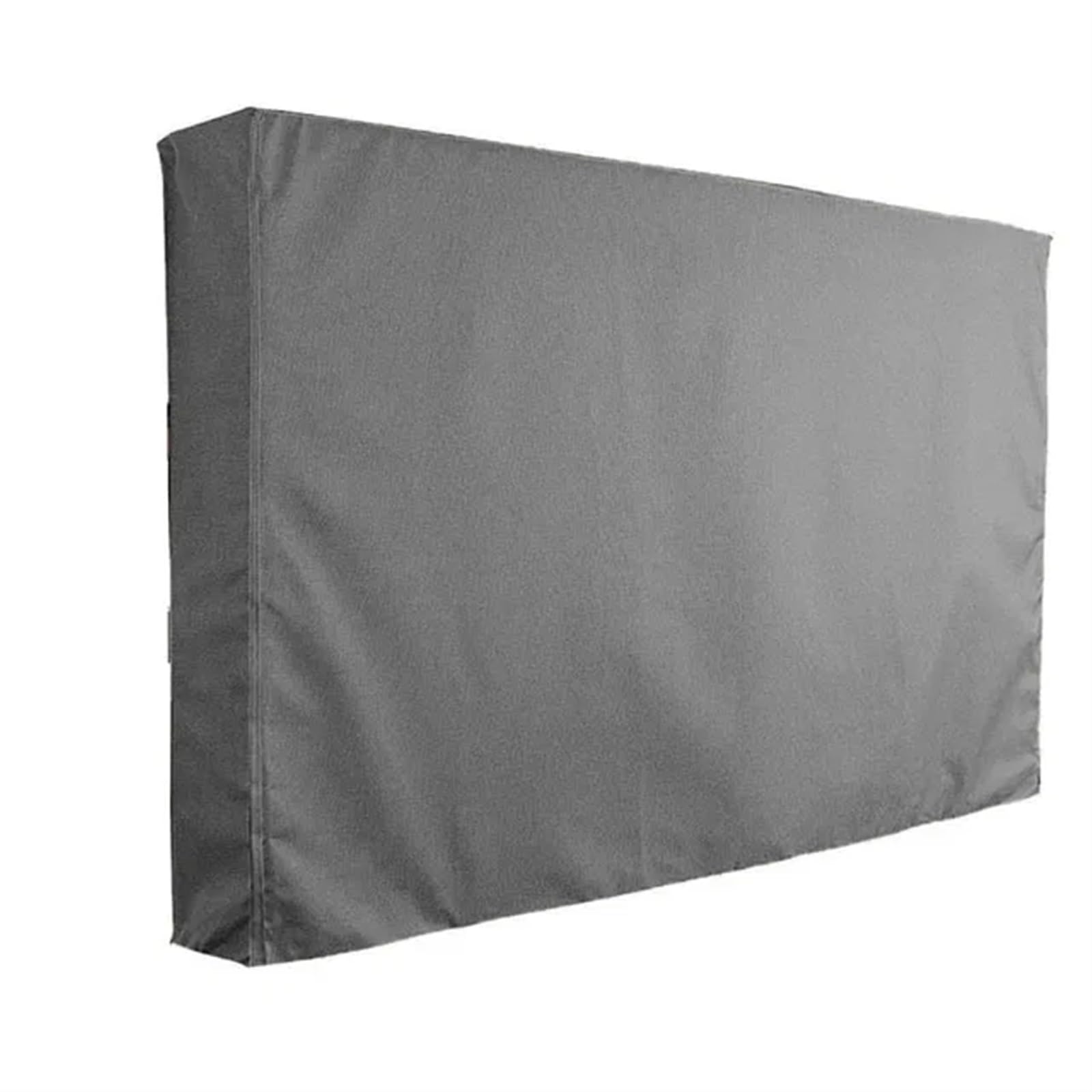 Cubierta Para Tv Funda de Tela Gruesa for TV al Aire Libre o televisores Exteriores con Bolsillo for Control Remoto TV Impermeable, Resistente a la Intemperie y al Polvo(Grey,46x48inch TV)