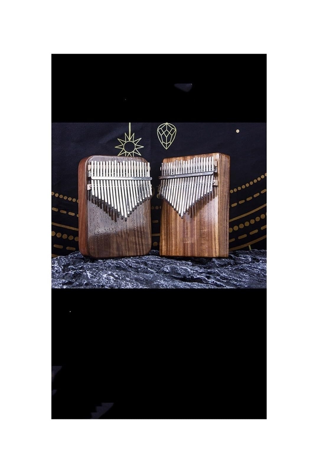 Kalimba 12 konstelacji orzech czarny 21 tonów kciuk fortepian typu pudełko kalimba palec fortepian kalimba instrument muzyczny