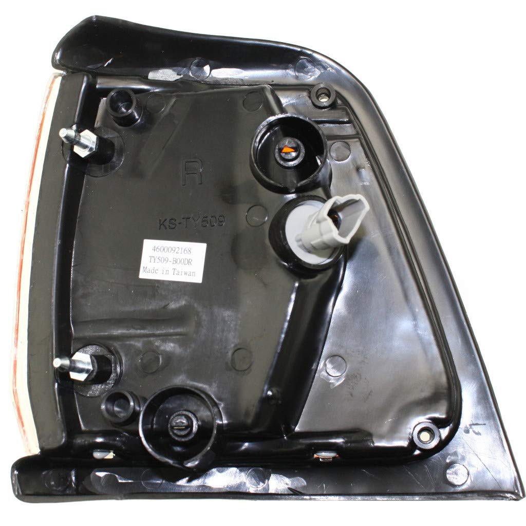 Passenger Side Park/Corner Light Assembly For 1989-1991 Toyota Pickup 2WD (Black Standard Model) - OEM Fit