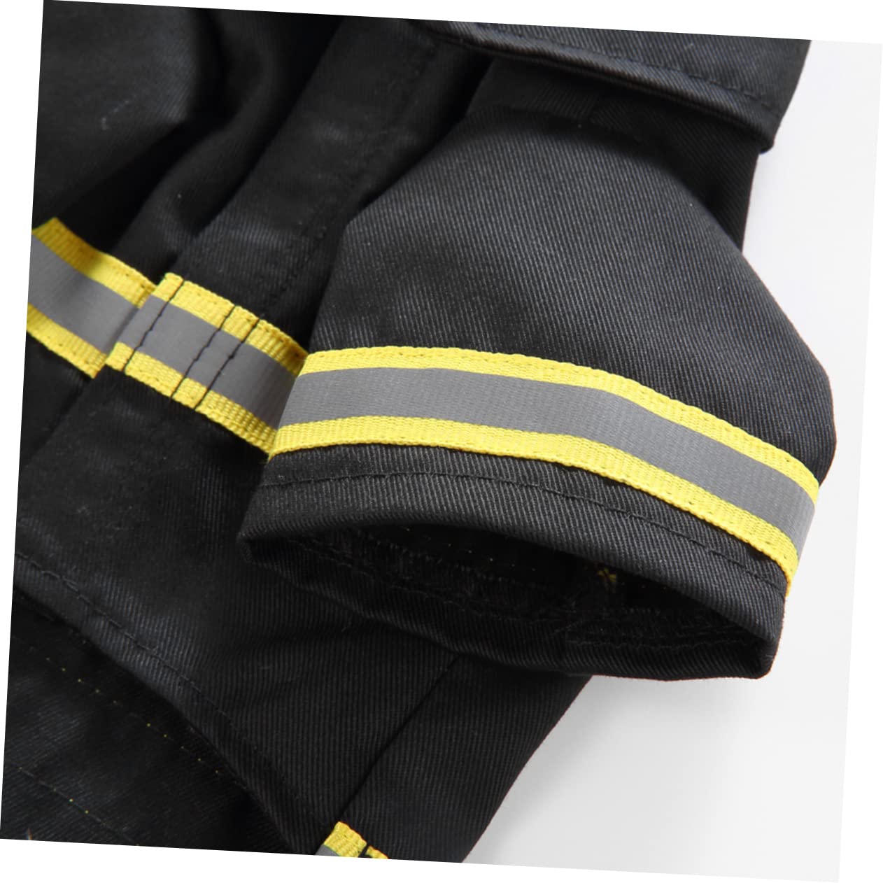 BESPORTBLE 3sets Costume Da Vigile Del Per Animali Domestici Abbigliamento Trasformato Per Cane e Gatto s Nero Per Feste e Eventi Speciali Materiale Confortevole e Superiore