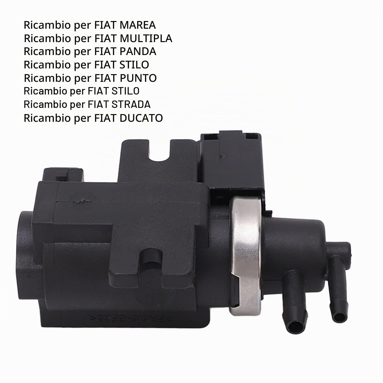 a Turbina Valvola del Convertitore di Pressione Turbo Valvola a Solenoide di Controllo a 2 Pin Sostituzione per Alfa Romeo 147 156 159 166