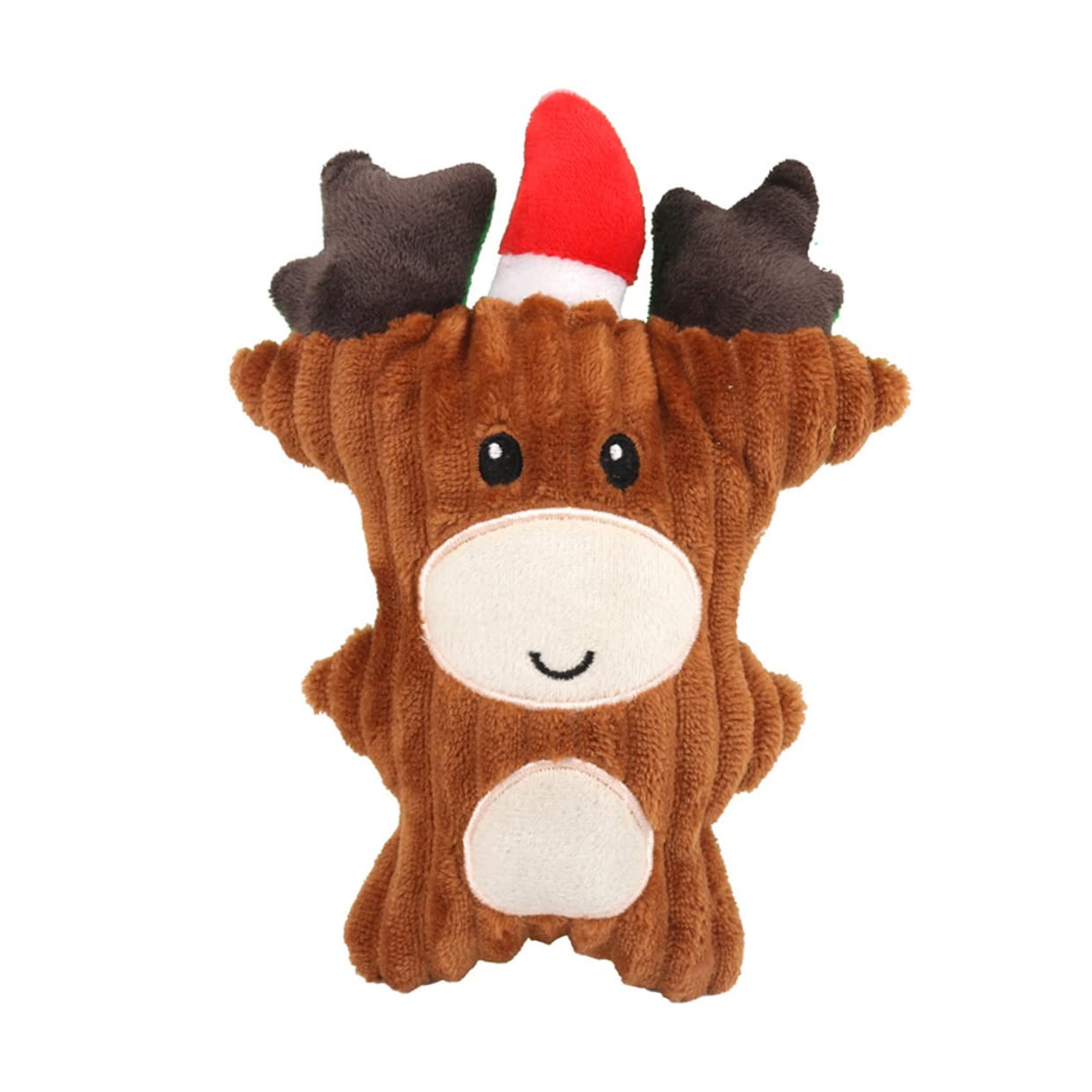 Toddmomy 6piezas Juguetes De Sonido De Ciervo De Peluche para Mascotas Juguetes De Masticar y Jugar Diseño Navideño Varios Estilos para Perros y Gatos