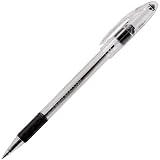 Pentel RSVP Ballpoint Pen, (0.7mm), Fine Line, Black Ink (BK90BP3A) (Pack of 1, 3 Count Total) – view 2