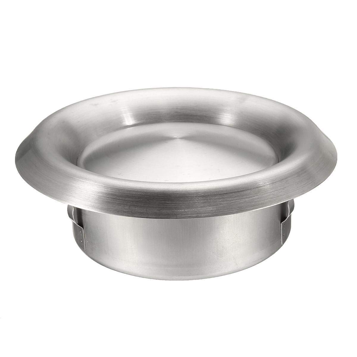 Ventilation Grille Air Vents Grille,Ventilation Opening Grille, Vent,3 Sizes, Stainless Steel(125mm)