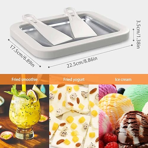 Miniatura 5 de Máquina de helado instantáneo, máquina de helado laminado, máquina de helado de punto dulce para helado enrollado casero, Softserve, gelato, sorbete