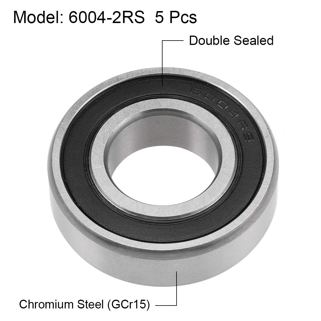 20 Stücke F6004-2RS 20x42x12 Gummi Versiegelt Flan... - Grandado