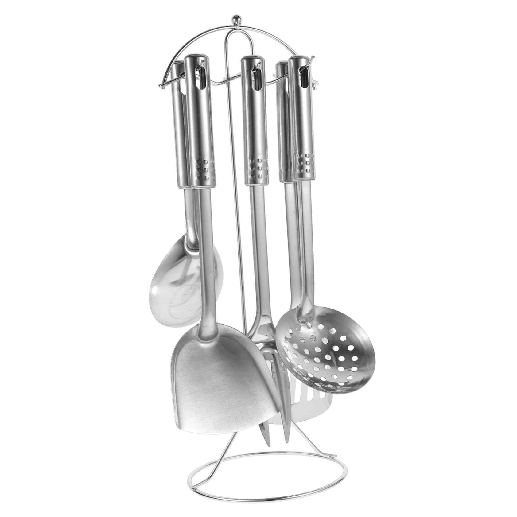 SHOWERORO 7pezzi Utensili Da Cucina Acciaio Inossidabile Utensili Leggeri e Resistenti Lavabili Lavastoviglie Per Ogni Cucina Design Pratico Odore