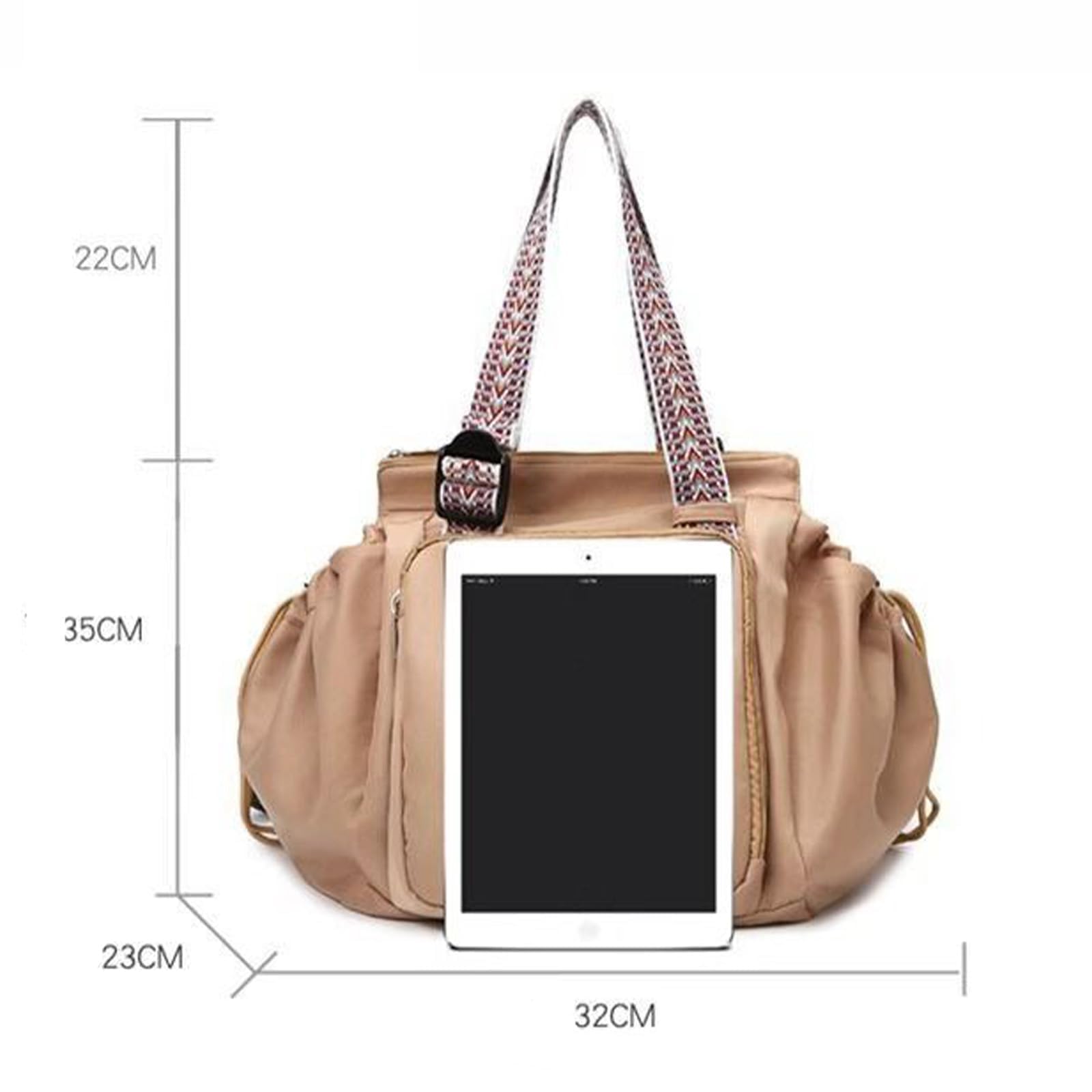 Essential Tote Bag with 15 Smart Pockets and Large-Capacity Multifunctional Travel Organizer - Shoulder Bag for Daily Use
