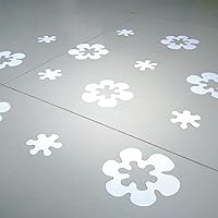 Vista 5 de COMPAC HOME Select Safe-T-Shapes, Large, White Daisy 14 Count (Pack of 2)