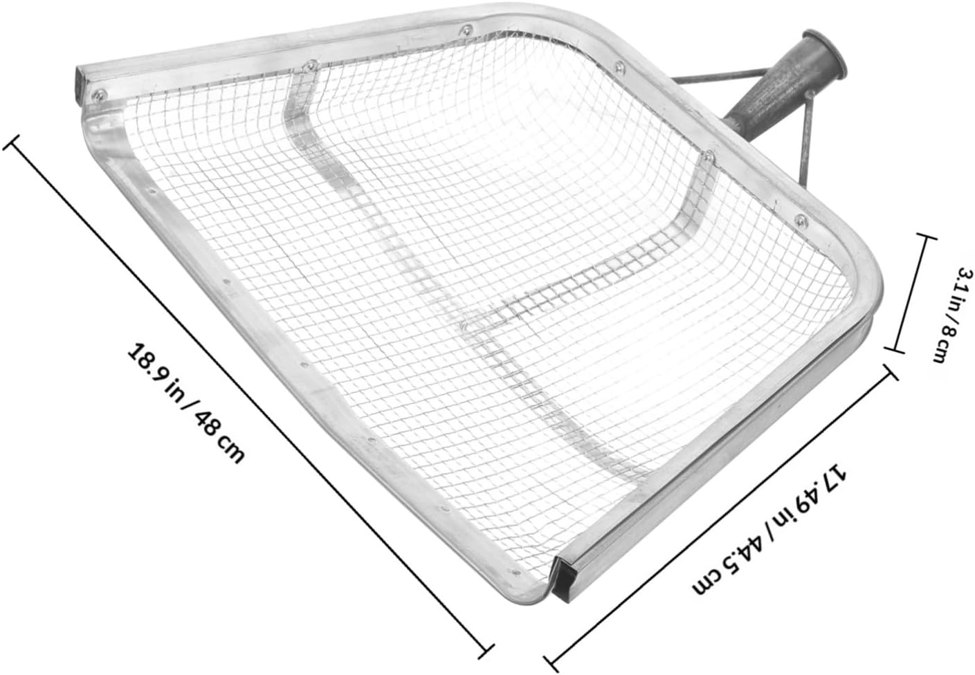 Soil Screening Shovel Multi-Functional Spade Lightweight Garden Scooper for Outdoor Use