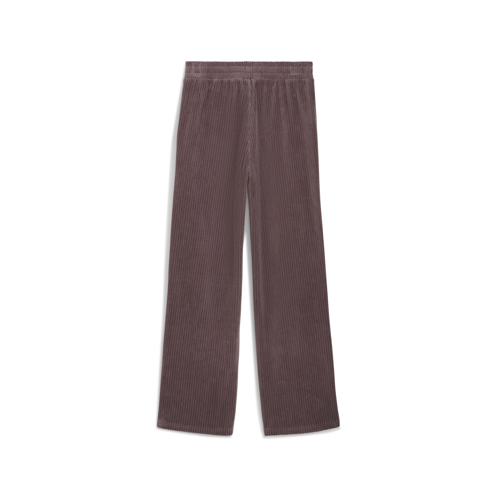 PUMA Ess Elevated Velour Rib Straight Leg Pant - Pantalon tricoté - Pantalon tricoté - Femme