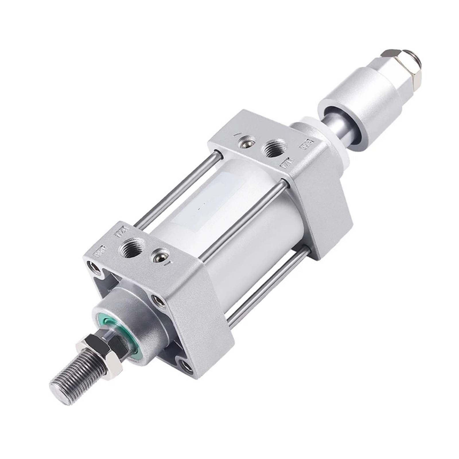 Cylindre pneumatique standard SCJ63 avec course réglable et double tige de 63mm