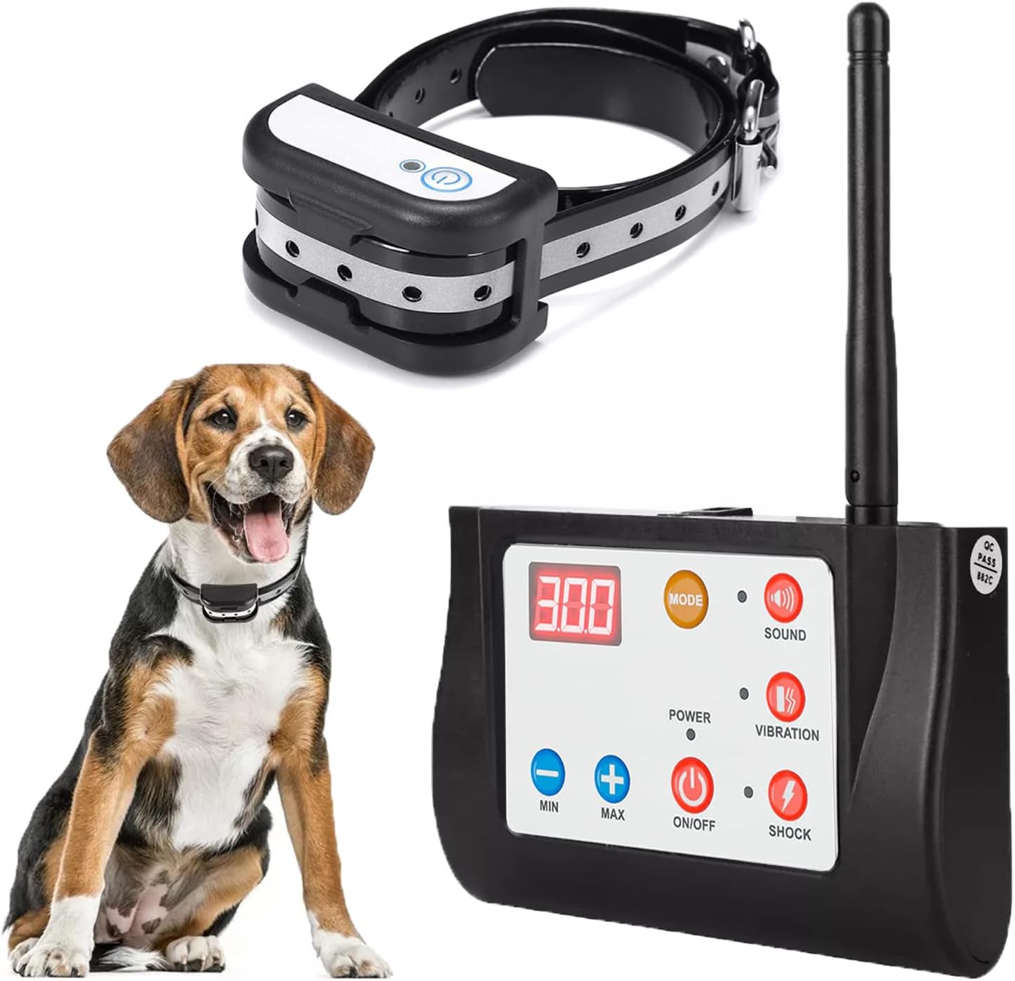 HEXIEDEN Wireless Dog Fence & Pet Containment System 2in1