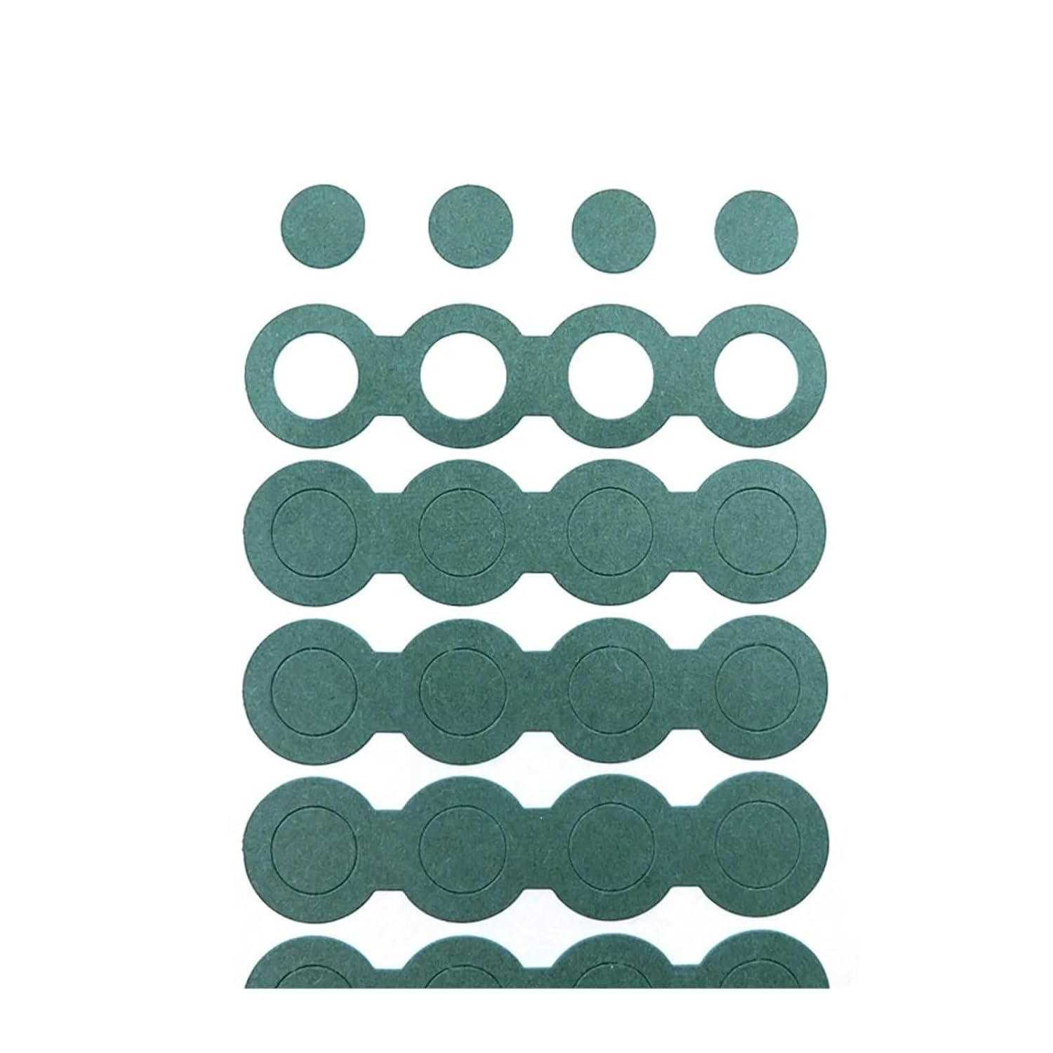 Battery Insulation Gasket Barley Paper - 18650 1S to 8S Multiple Quantities(Solid 7s,18650 GASKET25 PCS)