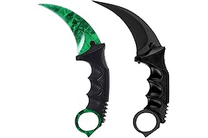 2 Pieces Zombie Knives Fixed Blade Tactical Camping Tool