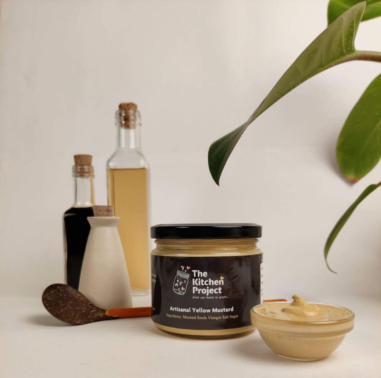 The Kitchen Project, Artisanal Yellow Mustard Spread Jar - 300 Grams. Delicious Homemade Authentic Mustard with a Strong bite. - Image 5 thumbnail