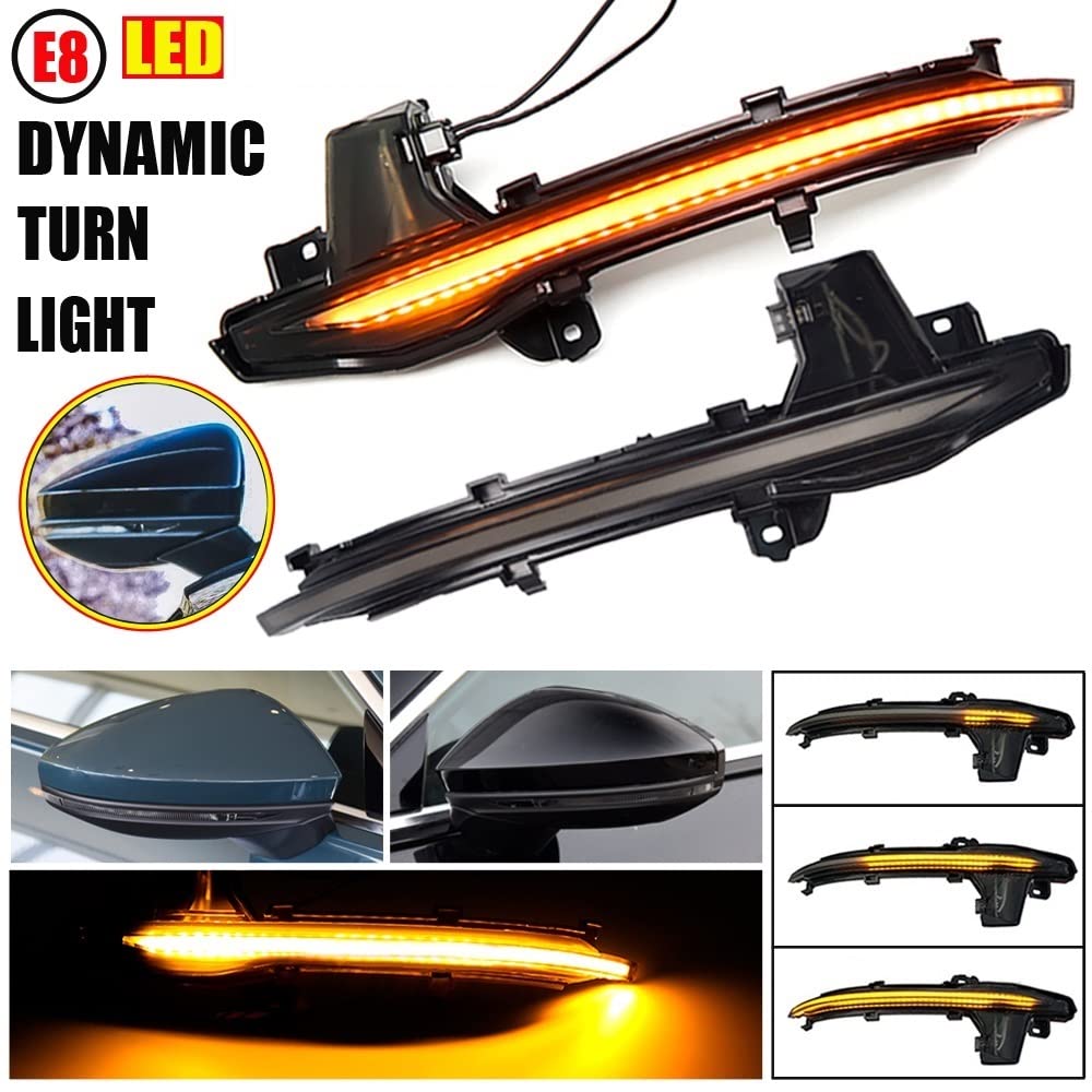 Luz estroboscópica ultradelgada para A6 C8 4A A7 4K A8 D5 4N 2019 2020 Dynamic Car Side Mirror Lamps Led Indicador De Luz De Señal De Giro Luces ​de Giro