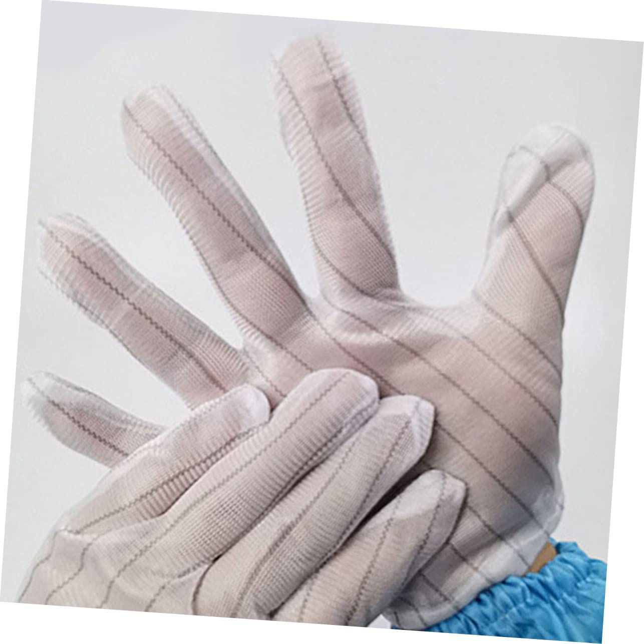 OSALADI 40paia Guanti Antistatici Mezze Dita Di Guanti Protettivi Per Lavori Elettronici Comodi e Leggeri Per Montaggio e Manutenzione Di Attrezzature Elettroniche