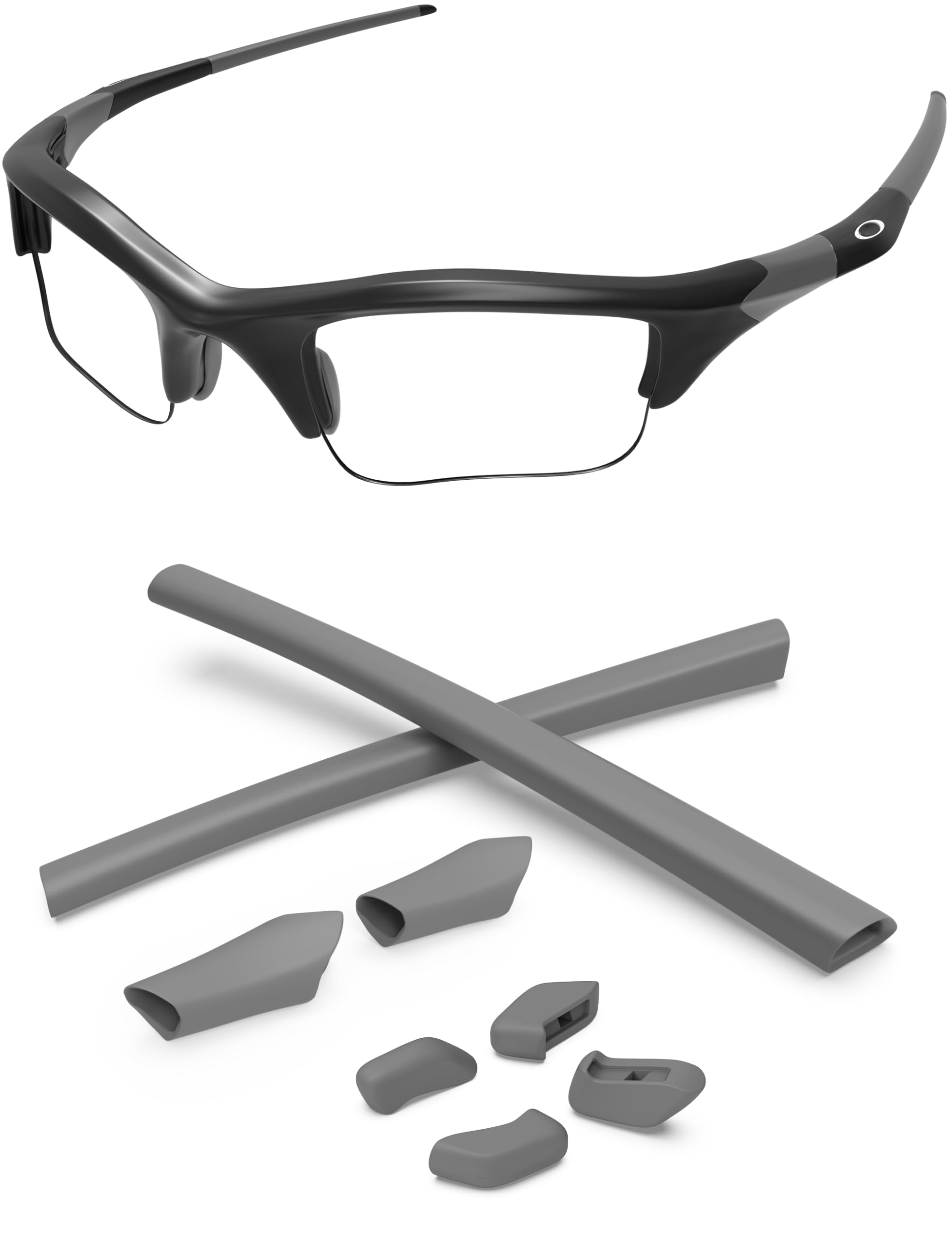 Replacement Nose Pieces &amp; Ear Socks Rubber Kits for Oakley Half Jacket/Half Jacket XLJ