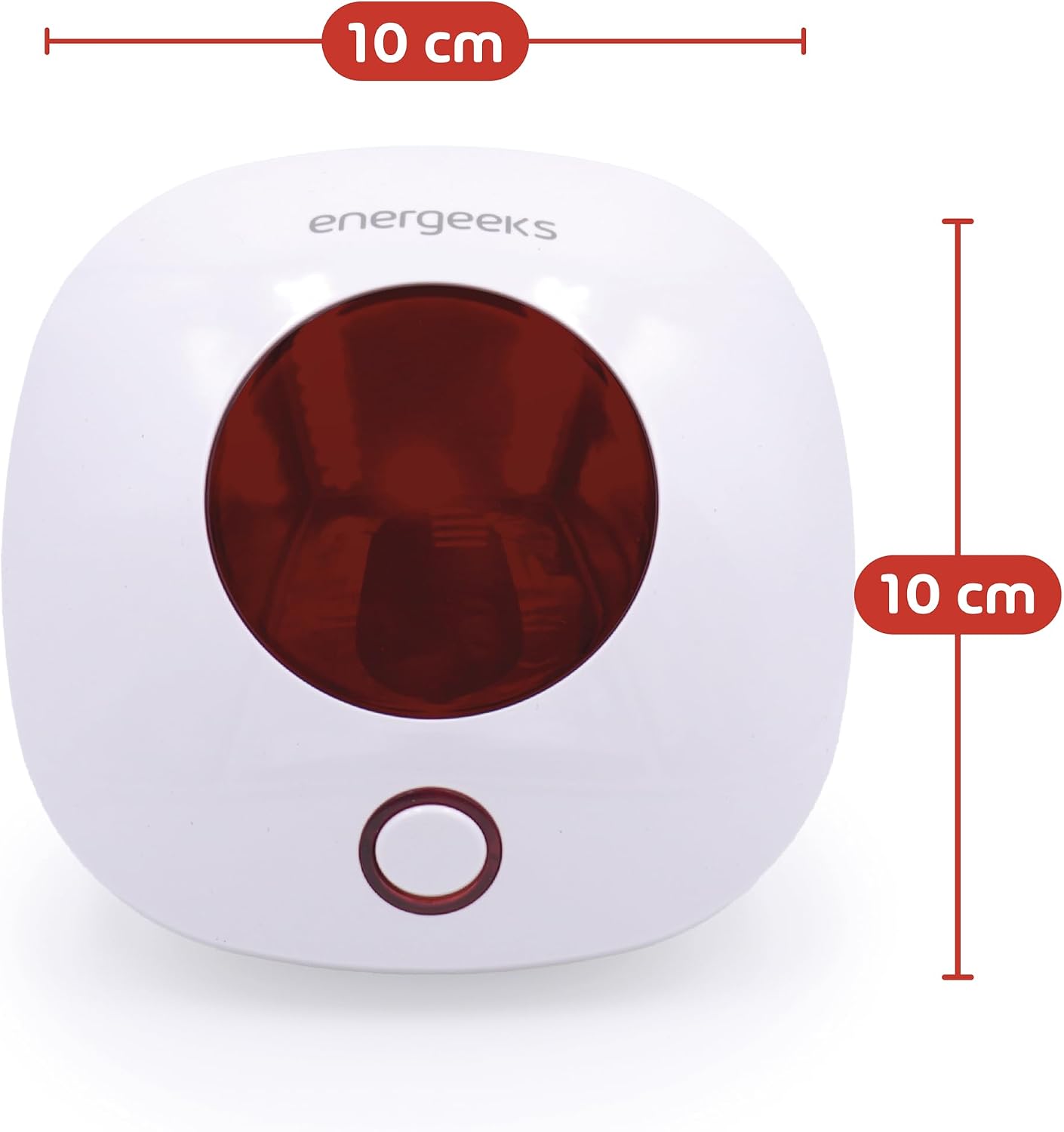 Energeeks EG-S003 Additional Siren with dimensions of 10 cm by 10 cm