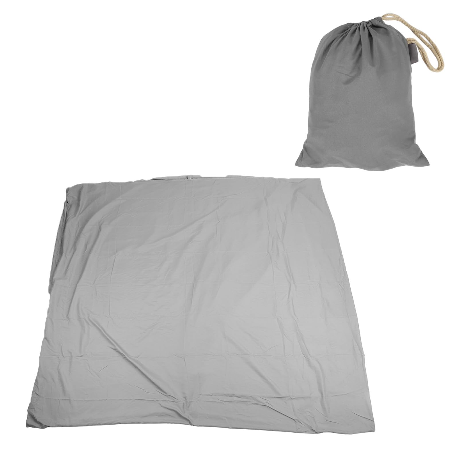 FILFEEL Doublure de Sac de Couchage 200 X 210 Cm, Draps de Sac de Camping de Voyage Réutilisables avec Polyester Doux et Respirant pour Hôtel, Voyage d'affaires, Feuille de Séparation