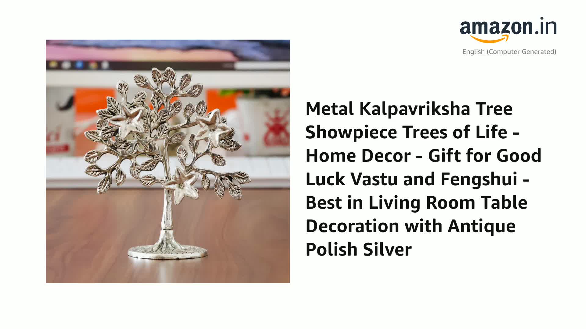 Buy Metal Kalpavriksha Tree Showpiece Trees of Life - Home Decor
