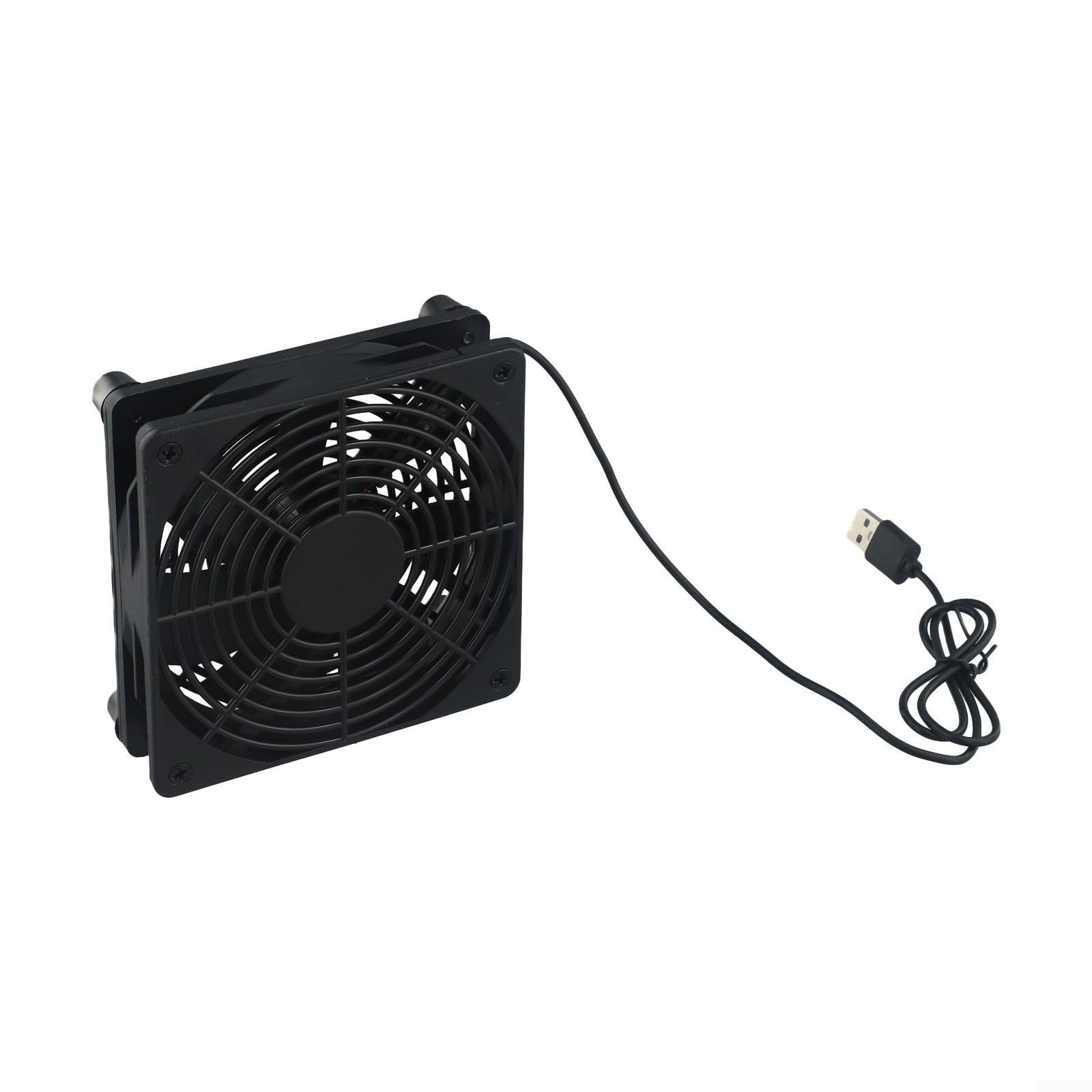 Yhenlovtt Ventola di raffreddamento USB da 5 V per dispositivi di dimensioni 120 mm, per mantenere le prestazioni nei giochi (A)