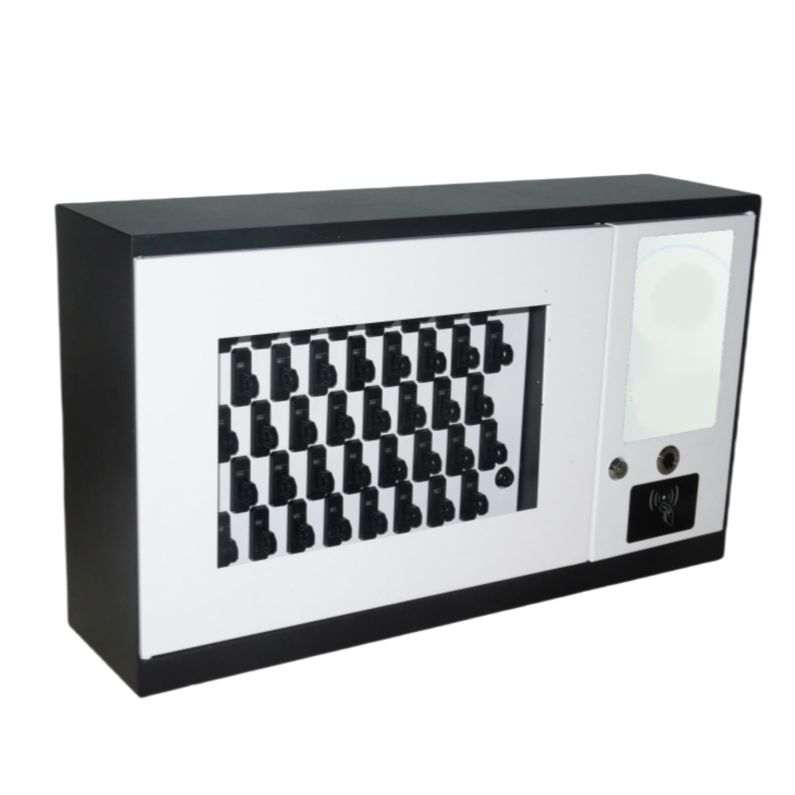 Caja de Llaves Fuerte para Inteligente con Cerradura para 45 Llaves Y Tarjeta de Acero de Alta Seguridad para el Hogar y El Negocio