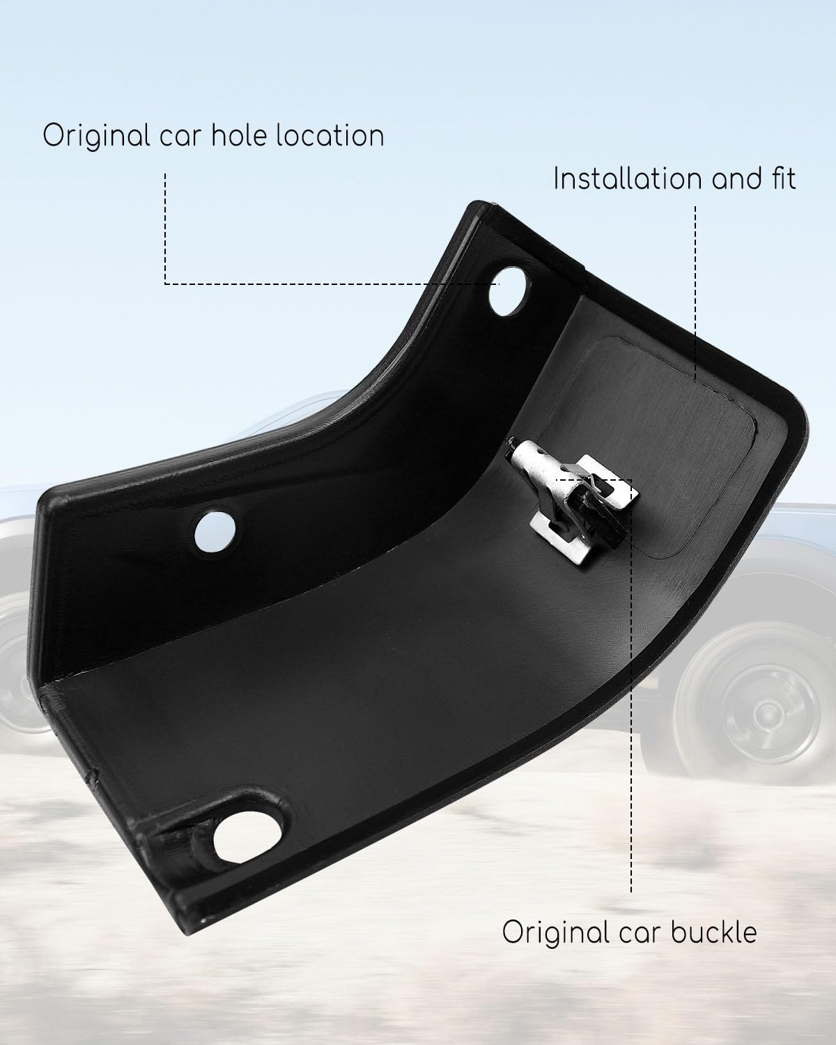 Amazon.com: ULZOZN LH Driver Side Stone Rock Guard Trim Moulding 