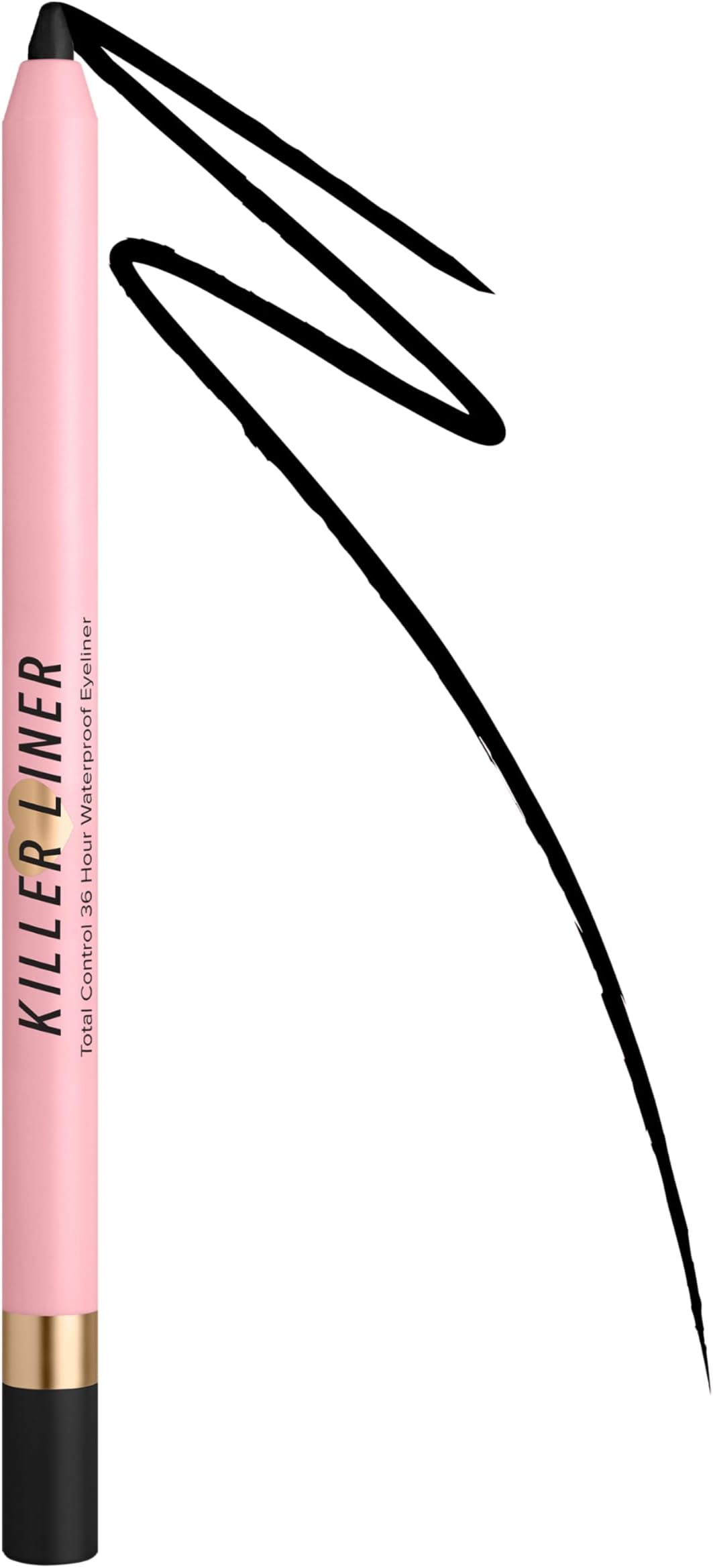 Killer Liner 36-Hour Gel Eyeliner Pencil | Long Lasting, Waterproof, Non-Flaking Eyeliner Pencil, 0.04 Ounce