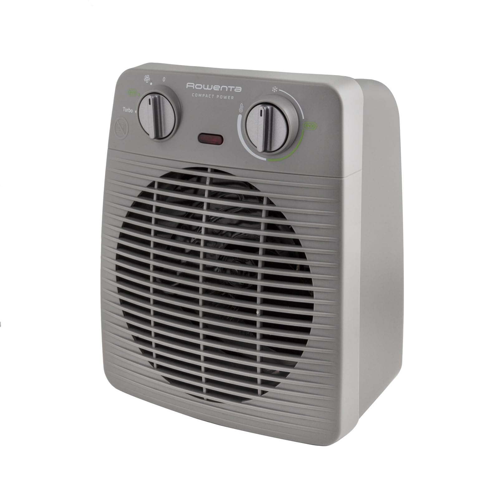 Rowenta Compact Power, mini radiador, calefactor de hasta 2000W, modo eco, temperatura y potencia ajustables, diseño compacto, modo ventilador, uso seguro, SO2212F0