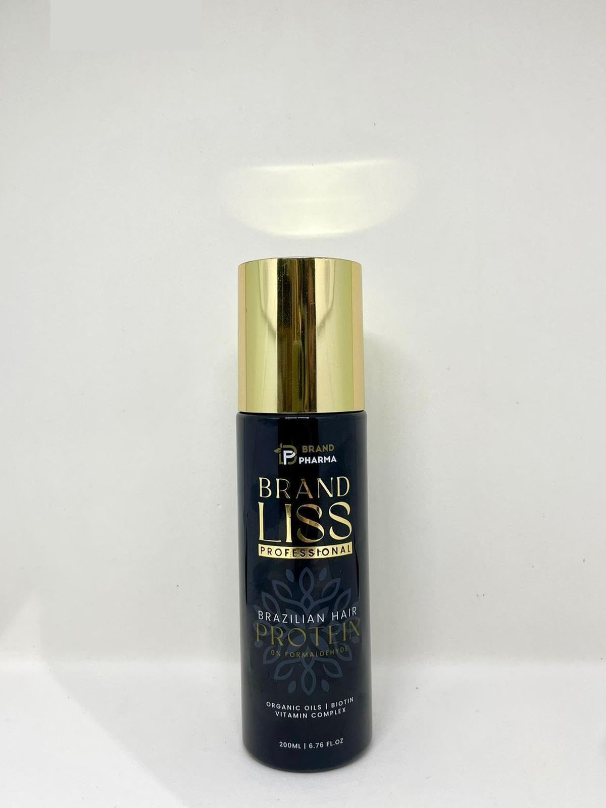 Brand Liss Professional Brazilian Hair Protein, 200ml - Organic Straightening, Coconut Scent, Liquid Form, Suitable for All Hair Types