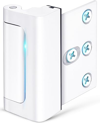 Cerradura de refuerzo para puertas, cerradura de seguridad de 3 pulgadas para niños, cerraduras a prueba de niños para puertas con apertura hacia