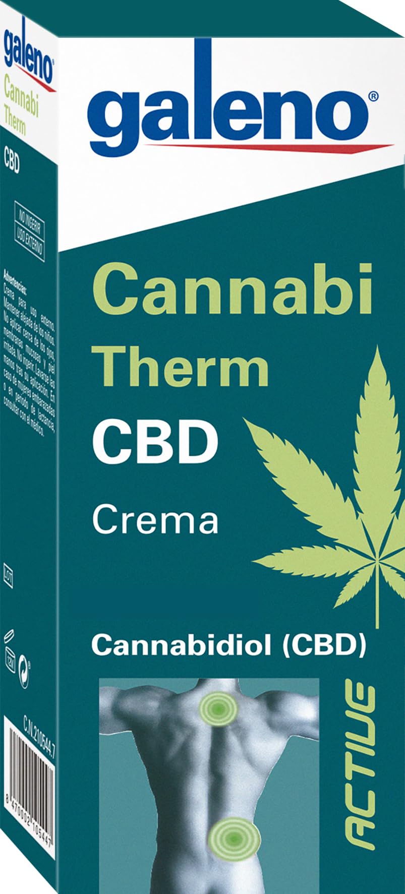 Cannabi Therm CBD Crema 75 ml | Alivio Muscular y Articular | Efecto Calor con Cannabidiol (CBD), Árnica y Romero | Antiinflamatorio Natural | Relajante para Golpes, Contracturas y Dolor Crónico