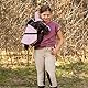 SKIPPI Wendbare Decke und Fliegenhaube für Hobby Horse – Rosa und Graue, Hobby Horse Zubehör, Zweifarbige Pferdedecke und Fliegenohren für Steckenpferd A3 und A4