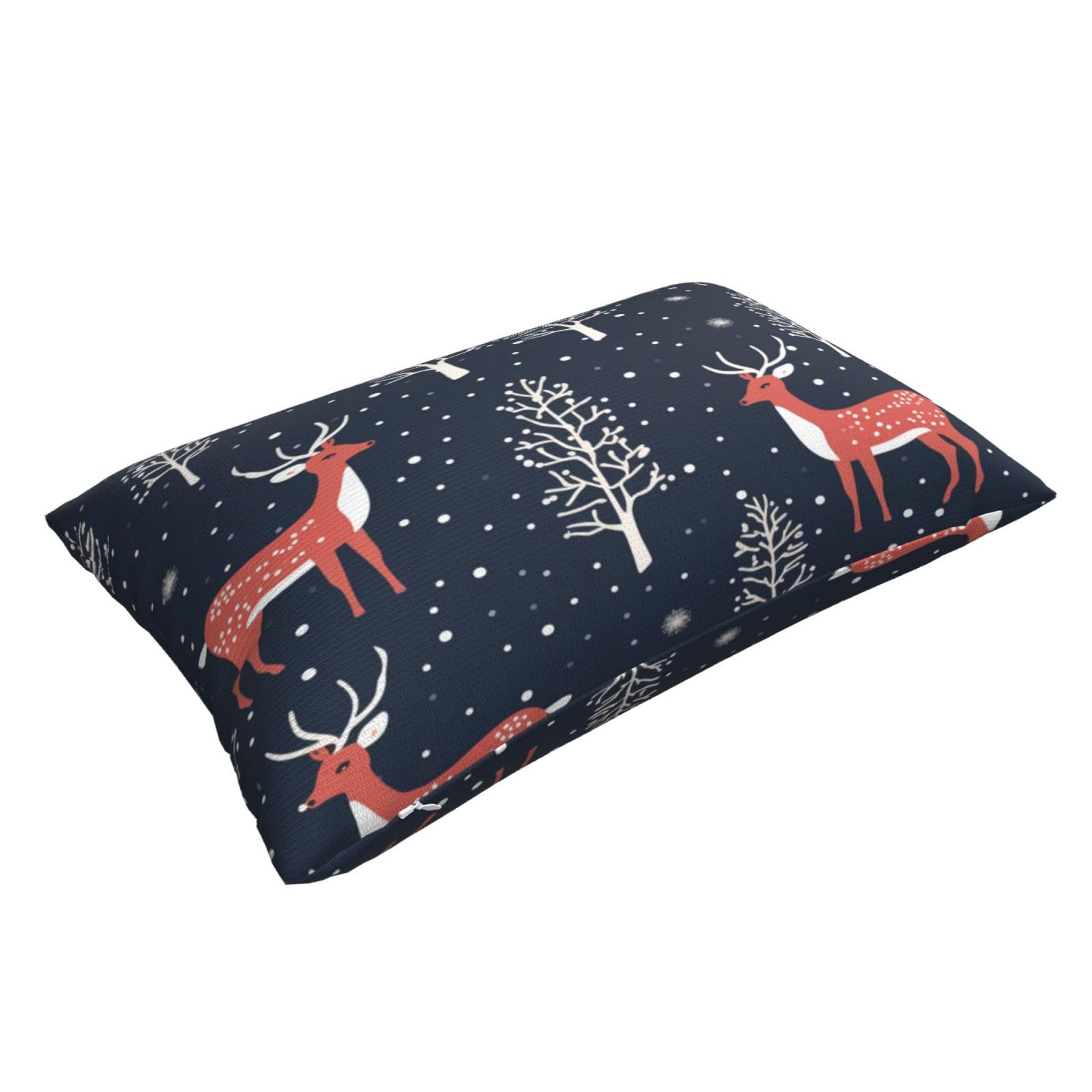 Funda Cojin 60x90cm Fundas Cojines Árbol de Navidad 2 Piezas, Nieve Cojines Decorativos, Fundas de Cojines, Lumbar Fundas Cojines Sofa Funda de Almohada, Sala de Estar Dormitorio Decoracion Hogar,S291