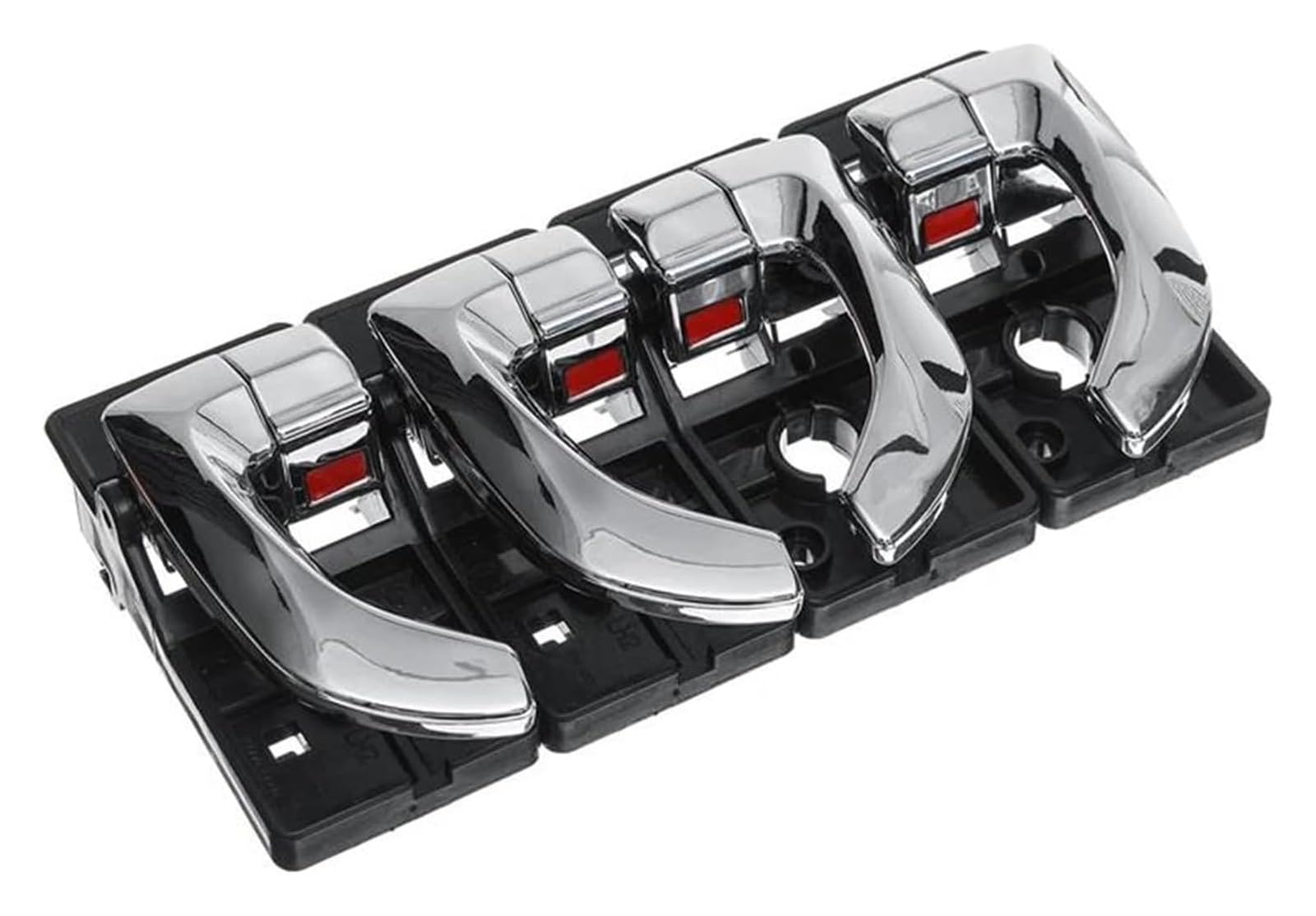 TYTYASS Inner Door Handle for Hyundai for Tucson 2005 2006 2007 2008 2009 Car Interior Inside Door Handle Left Right Set(Chrome x4)