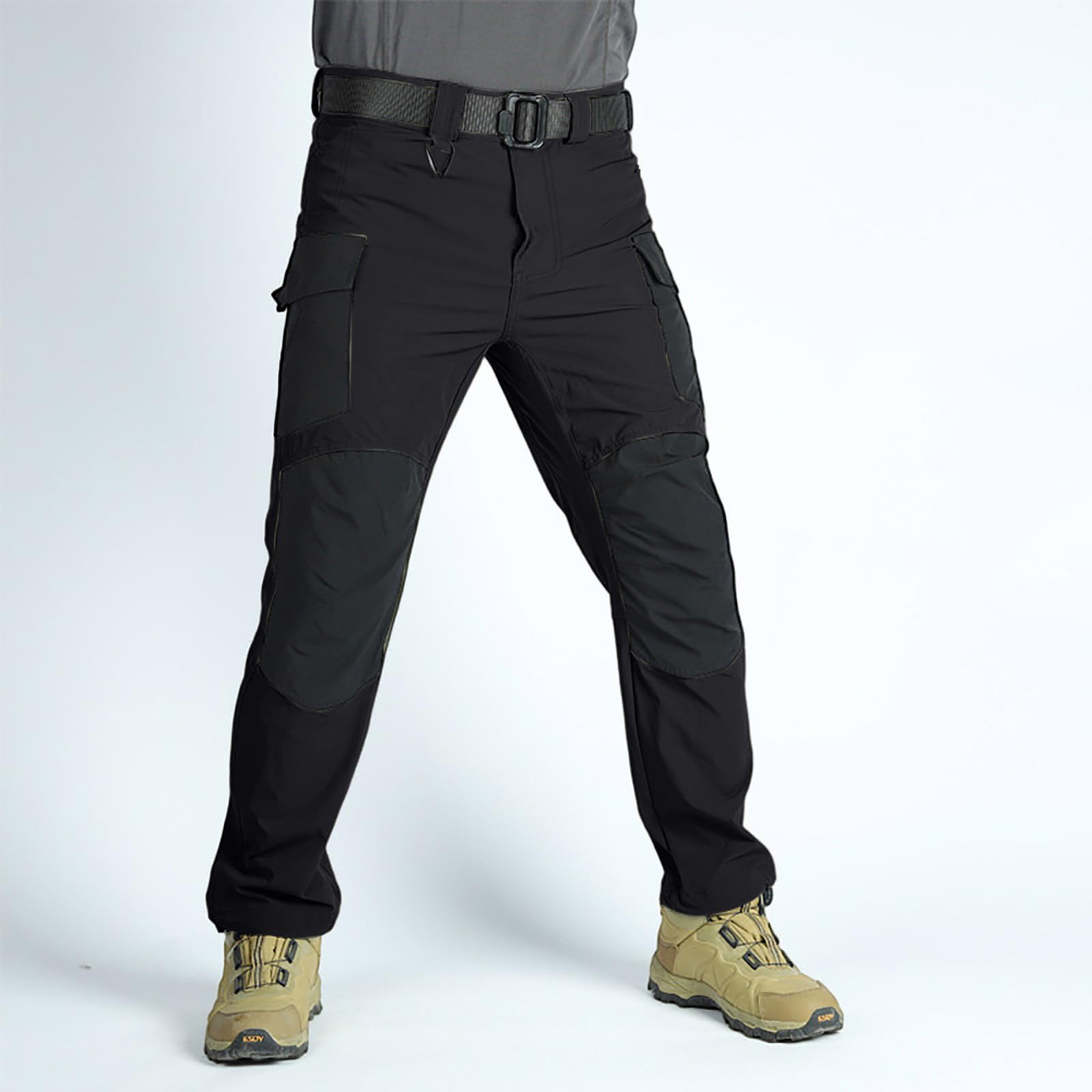 Générique Pantalon Cargo Homme Décontracté Tactique Camouflage Treillis Pantalon De Travail Homme Bucheron Slim Pants avec Poches